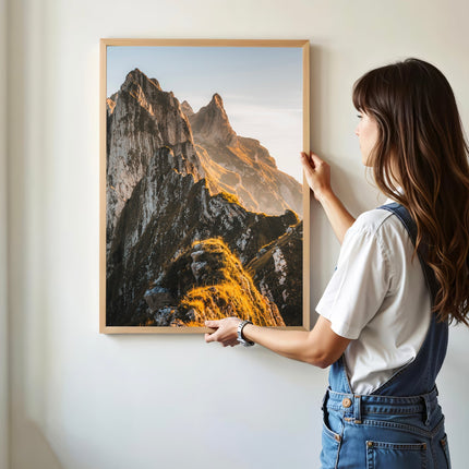 Schäfler Ridge Wall Art Print – Swiss Alps Landscape Photography