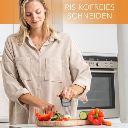 Scheidehilfe aus Edelstahl zum Schneiden von Gemüse (Schneidehilfe) kaufen bei Linkreich – Jetzt entdecken!
