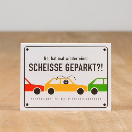 SEO. "SCHEISSE GEPARKT?" – Die perfekte Haftnotiz für Falschparker! - Linkreich