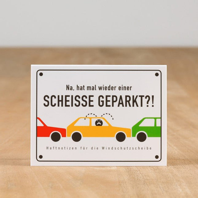 SEO. "SCHEISSE GEPARKT?" – Die perfekte Haftnotiz für Falschparker! - Linkreich