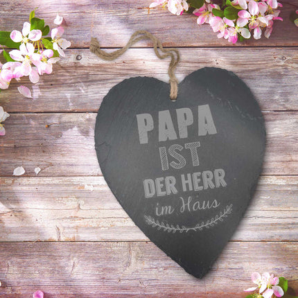 SEO. Schieferherz Papa ist der Herr im Haus - Linkreich