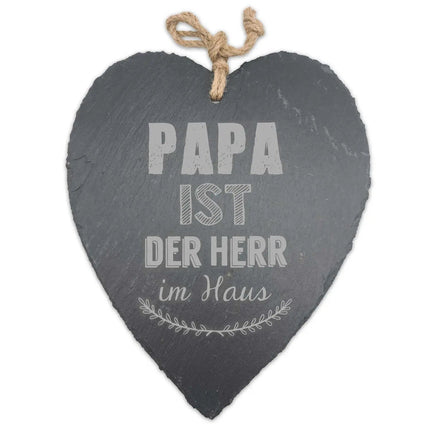 SEO. Schieferherz Papa ist der Herr im Haus - Linkreich