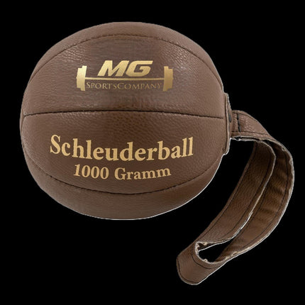 SEO. Schleuderball 1000g - Farbe wählen - M.G. Sports - K9 - Braun Linkreich