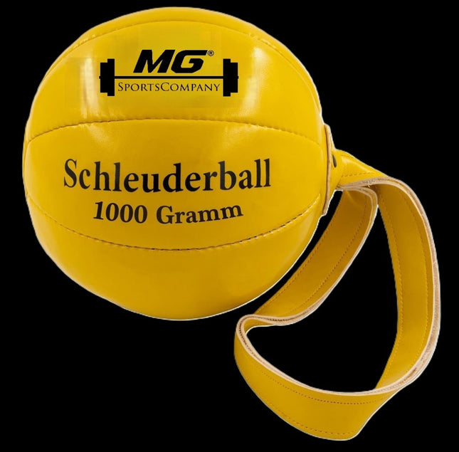 SEO. Schleuderball 1000g - Farbe wählen - M.G. Sports - K9 - Gelb Linkreich