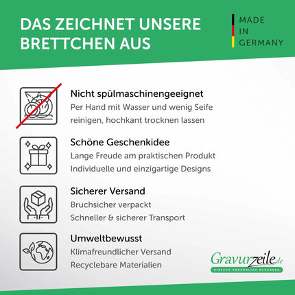 SEO. Schneidebrett Frühstücksbrettchen "Oma ist die Beste" - Linkreich