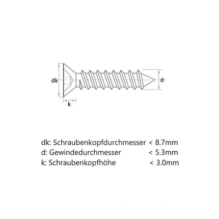 20x Schraubenkappe in weiß dekorative Abdeckung