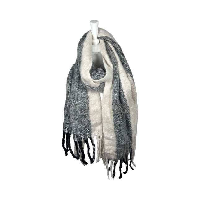 Winter Damen Schal » Winterschal Dreads Faith » warmer Damenschal mit Fransen » Winter Volumen Schal 180x50cm