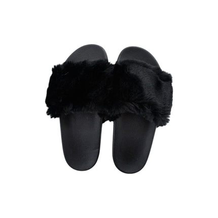 Damen Hausschuhe mit Fell » Damenschuhe mit Kunstfell » Badeschuhe » Sommer Badelatschen » Schlappen & Garten Schuhe » Pantoffeln mit Kunstpelz