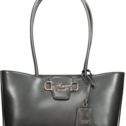 SEO. Schwarze Damentasche Von Guess Jeans - Schwarz Linkreich