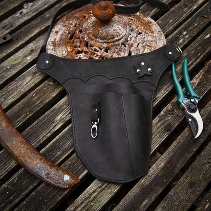 Schwarzer Gartenwerkzeuggürtel für die Rechte Körperseite (werkzeuggürtel) kaufen bei Linkreich – Jetzt entdecken!