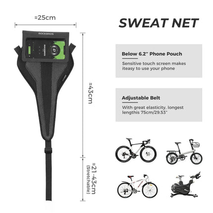 ROCKBROS Schweißfänger für Rollentrainer Fahrrad