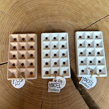 SEO. Seifenablage Waffel - Weiß Linkreich