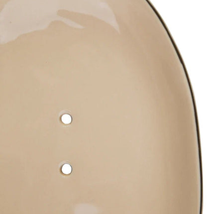 SEO. Seifenschale CLASSIC beige mit Goldrand – Steinzeug & nachhaltig | Tranquillo - Linkreich