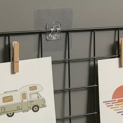 SEO. Selbstklebende Wandhaken "Duo" 6er Set KEIN Bohren im Wohnmobil - Linkreich