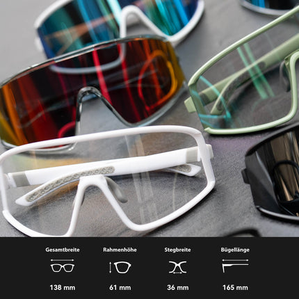 Selbsttönende Sonnenbrille Ultraleicht UV400 Schutz Grün (Fahrradbrille) kaufen bei Linkreich – Jetzt entdecken!
