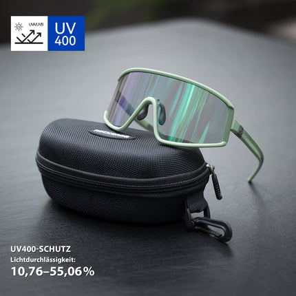 Selbsttönende Sonnenbrille Ultraleicht UV400 Schutz Grün (Fahrradbrille) kaufen bei Linkreich – Jetzt entdecken!
