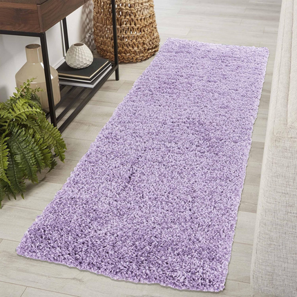 B-Ware Serdim Teppiche Shaggy Teppich Wohnzimmer Teppich Lilac 80x150cm