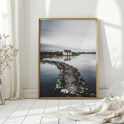 Fisherman's Bothy, Ireland – Galway Landscape Wall Art Print