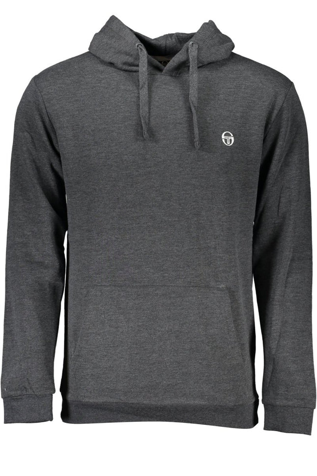 SEO. Sergio Tacchini Sweatshirt Herren mit Reißverschluss – Graues Kapuzenpullover für Herbst/Winter - Grau Linkreich
