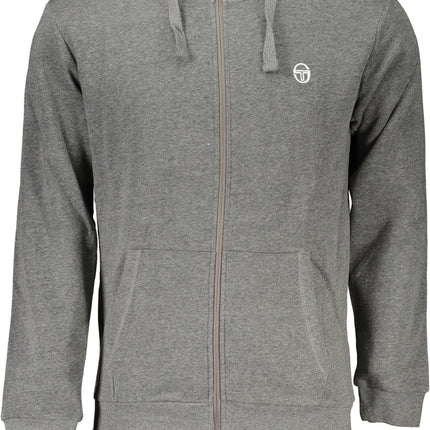 Sergio Tacchini Sweatshirt Herren mit Kapuze – Schwarzer Reißverschluss | soulluna.de