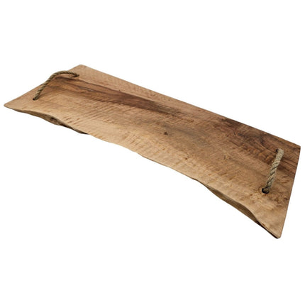 Serviertablett Holz Servierbrett Anrichteplatte Platte Tablett braun 50 cm Lang (Serviertablett) kaufen bei Linkreich – Jetzt entdecken!