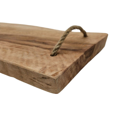 Serviertablett Holz Servierbrett Anrichteplatte Platte Tablett braun 50 cm Lang (Serviertablett) kaufen bei Linkreich – Jetzt entdecken!