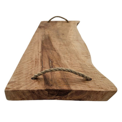 Serviertablett Holz Servierbrett Anrichteplatte Platte Tablett braun 50 cm Lang (Serviertablett) kaufen bei Linkreich – Jetzt entdecken!