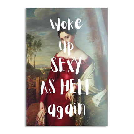 Sexy as hell - Leinwandbild Quotes (Canvas) kaufen bei Linkreich – Jetzt entdecken!