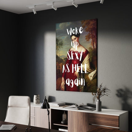 Sexy as hell - Leinwandbild Quotes (Canvas) kaufen bei Linkreich – Jetzt entdecken!