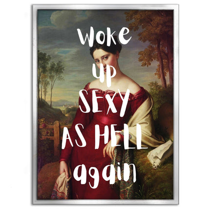 Sexy as hell - Leinwandbild Quotes (Canvas) kaufen bei Linkreich – Jetzt entdecken!