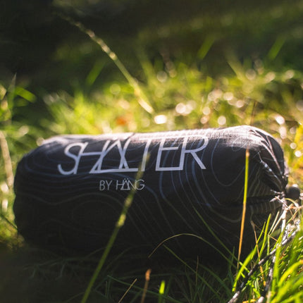 SEO. SHÄLTER | Tarp Zeltplane für die HÄNG - Mit Muster (Topo - Linien) Linkreich