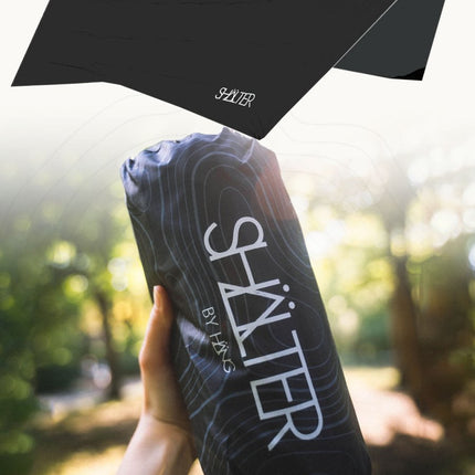 SEO. SHÄLTER | Tarp Zeltplane für die HÄNG - Ohne Muster (Schwarz) Linkreich