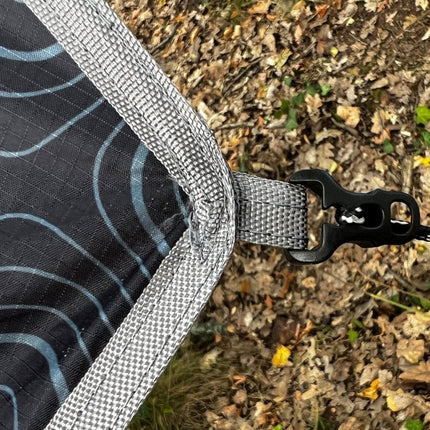 SEO. SHÄLTER | Tarp Zeltplane für die HÄNG - Mit Muster (Topo - Linien) Linkreich