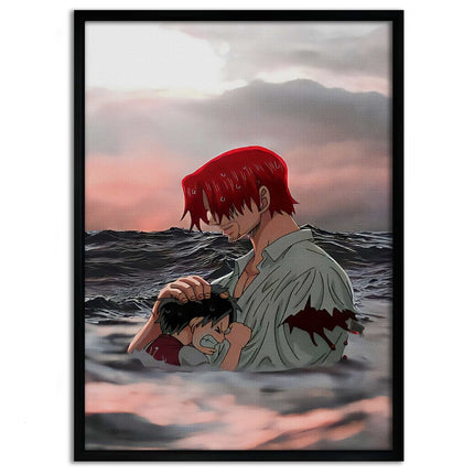 Shanks & Luffy - One Piece - Anime Leinwandbild (Canvas) kaufen bei Linkreich – Jetzt entdecken!