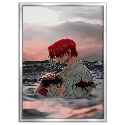 Shanks & Luffy - One Piece - Anime Leinwandbild (Canvas) kaufen bei Linkreich – Jetzt entdecken!