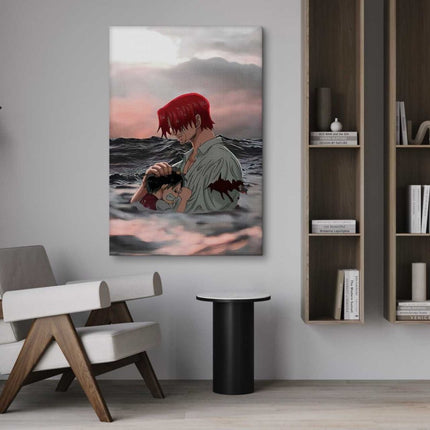 Shanks & Luffy - One Piece - Anime Leinwandbild (Canvas) kaufen bei Linkreich – Jetzt entdecken!