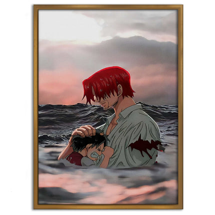 Shanks & Luffy - One Piece - Anime Leinwandbild (Canvas) kaufen bei Linkreich – Jetzt entdecken!