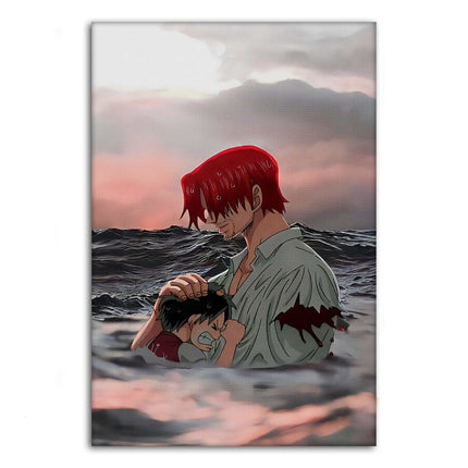 Shanks & Luffy - One Piece - Anime Leinwandbild (Canvas) kaufen bei Linkreich – Jetzt entdecken!