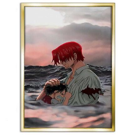Shanks & Luffy - One Piece - Anime Leinwandbild (Canvas) kaufen bei Linkreich – Jetzt entdecken!