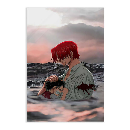 Shanks & Luffy - One Piece - Anime Leinwandbild (Canvas) kaufen bei Linkreich – Jetzt entdecken!