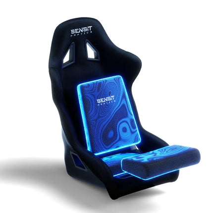 MTC-S1 SimRacing Seat with integrated MTC-P Extreme 2 Seat Haptics