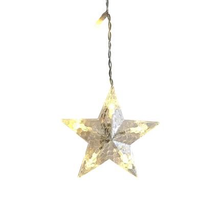 Lichterkette Weihnachtsdeko Tannenbaum Stern 138 LED Innen Außen Sternenvorhang