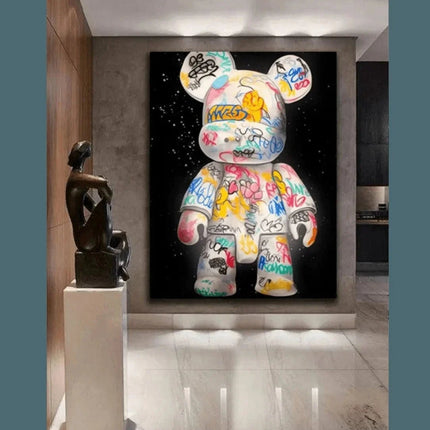 Signature Bear - Leinwandbild Luxuriös (Canvas) kaufen bei Linkreich – Jetzt entdecken!