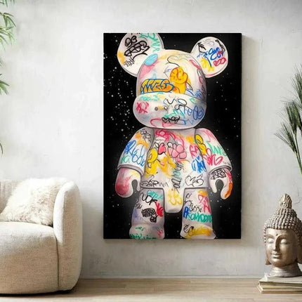 Signature Bear - Leinwandbild Luxuriös (Canvas) kaufen bei Linkreich – Jetzt entdecken!