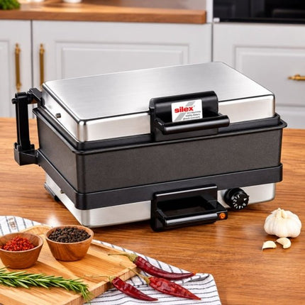 Silex Multigrill 610.15.004 – Set mit Zwischenrahmen, Grillrost & Kasserolle, 2000W, Made in Germany - Linkreich