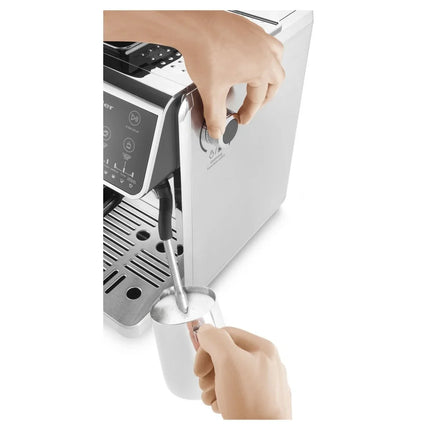 Catler ES 910 Lever Espresso Coffee Machine with Integrated Grinder – Silver