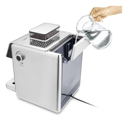 Catler ES 910 Lever Espresso Coffee Machine with Integrated Grinder – Silver
