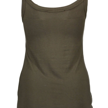 SEO. SILVIAN HEACH Gelbes Tanktop Damen – Breites Schulter-Design mit Spitzeneinsätzen - Grün Linkreich