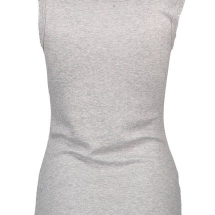 SILVIAN HEACH Grauer Tanktop Damen – Breites Schultertank aus Viskose