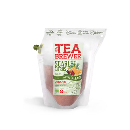Scarlet Citrus Teabrewer – Rooibos Tee mit Zitrus & Hibiskus